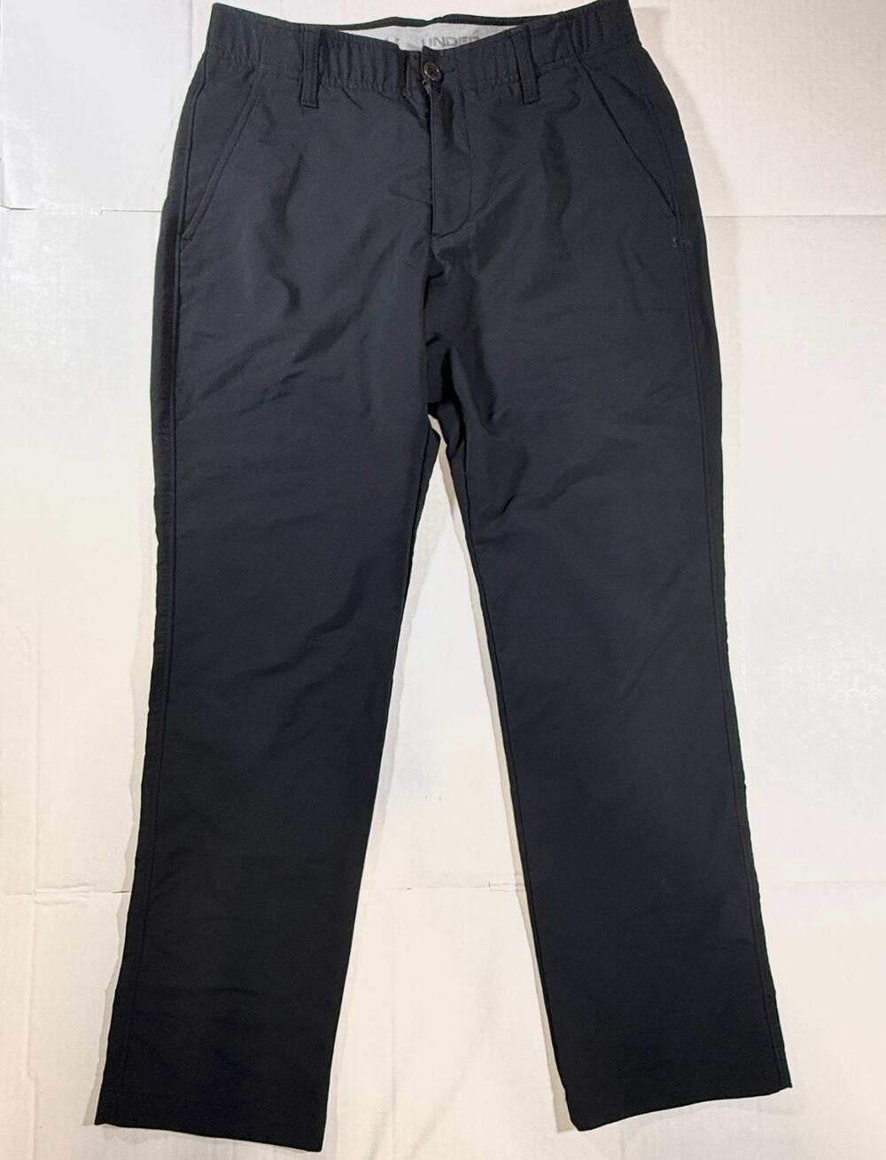 Under Armour Men's Chino Pants Elastic Waist Black 32x30